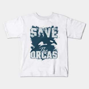 Save the orcas Kids T-Shirt